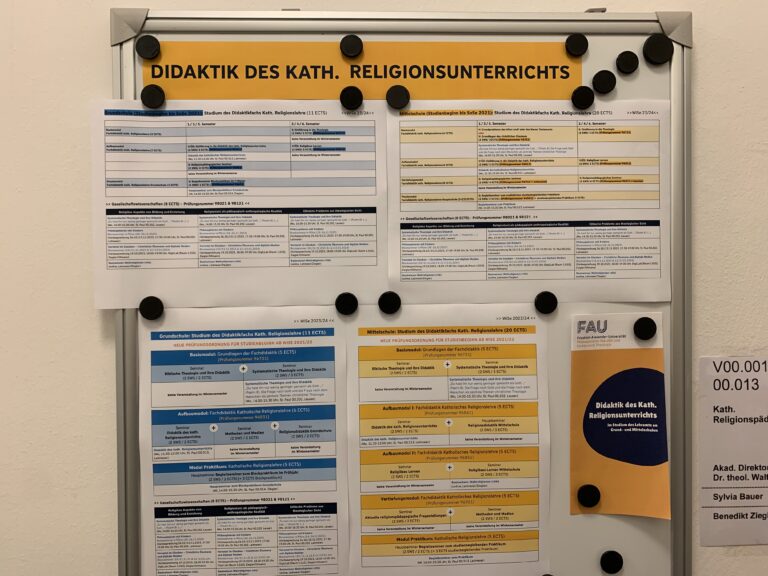 Neue Studienpläne für das Wintersemester 2023/24